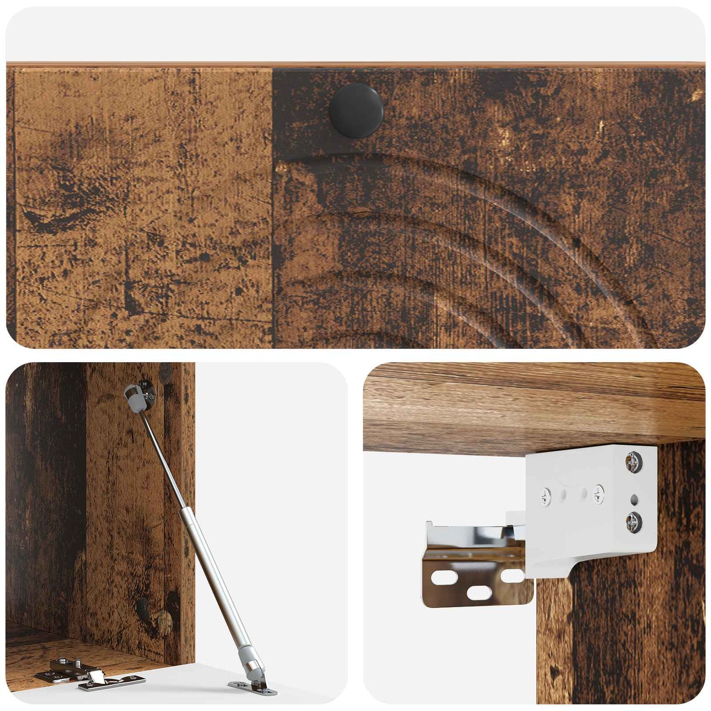 Nástěnná Tv Skříň Staré Dřevo 99 X 41 X 30 Cm Kompozitní Dřevo
