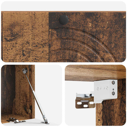 Nástěnná Tv Skříň Staré Dřevo 99 X 41 X 30 Cm Kompozitní Dřevo