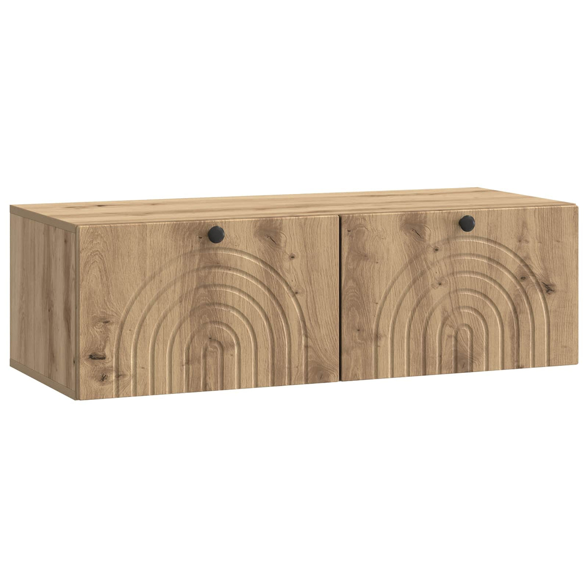 Nástěnná Tv Skříň 99 X 41 X 30 Cm Dub Artisan Kompozitní Dřevo