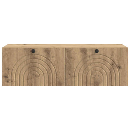 Nástěnná Tv Skříň 99 X 41 X 30 Cm Dub Artisan Kompozitní Dřevo