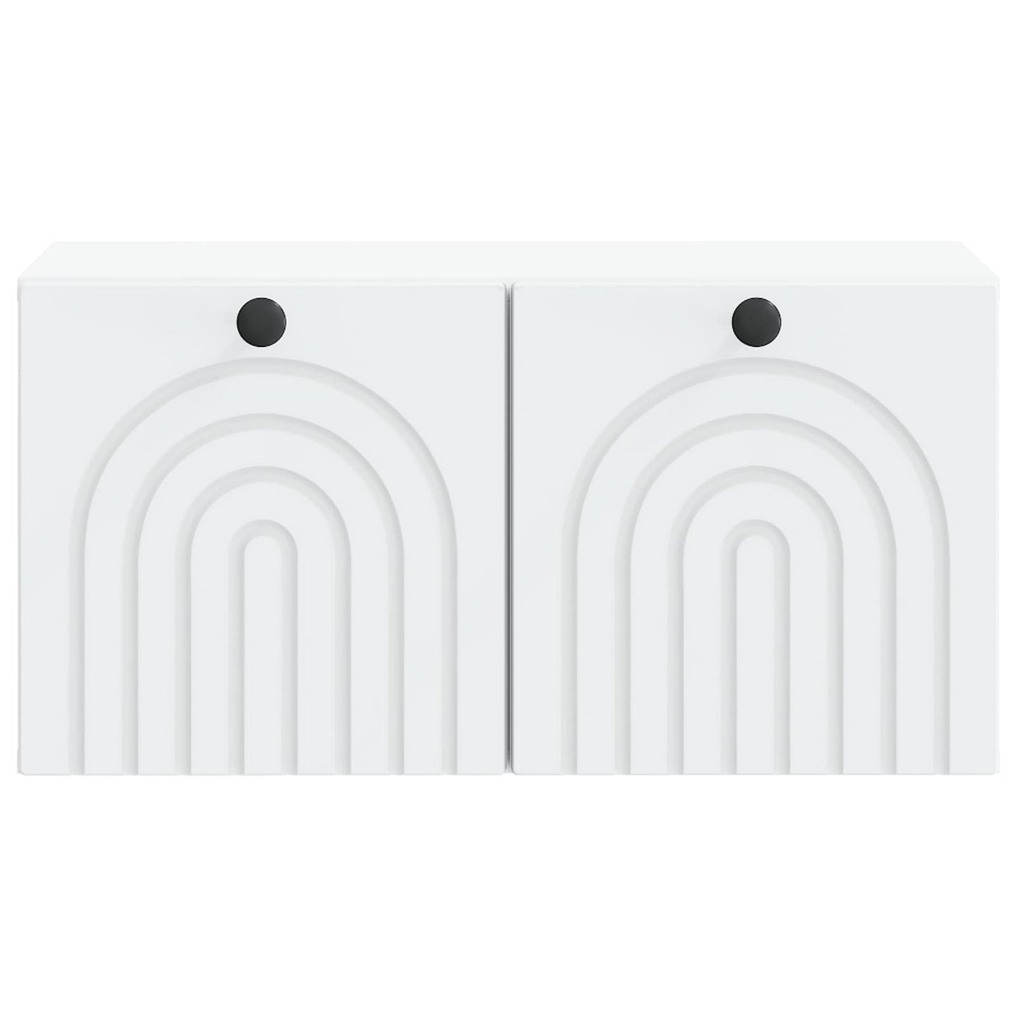 Nástěnná Tv Skříň Bílá 59,5 X 31 X 30 Cm Kompozitní Dřevo