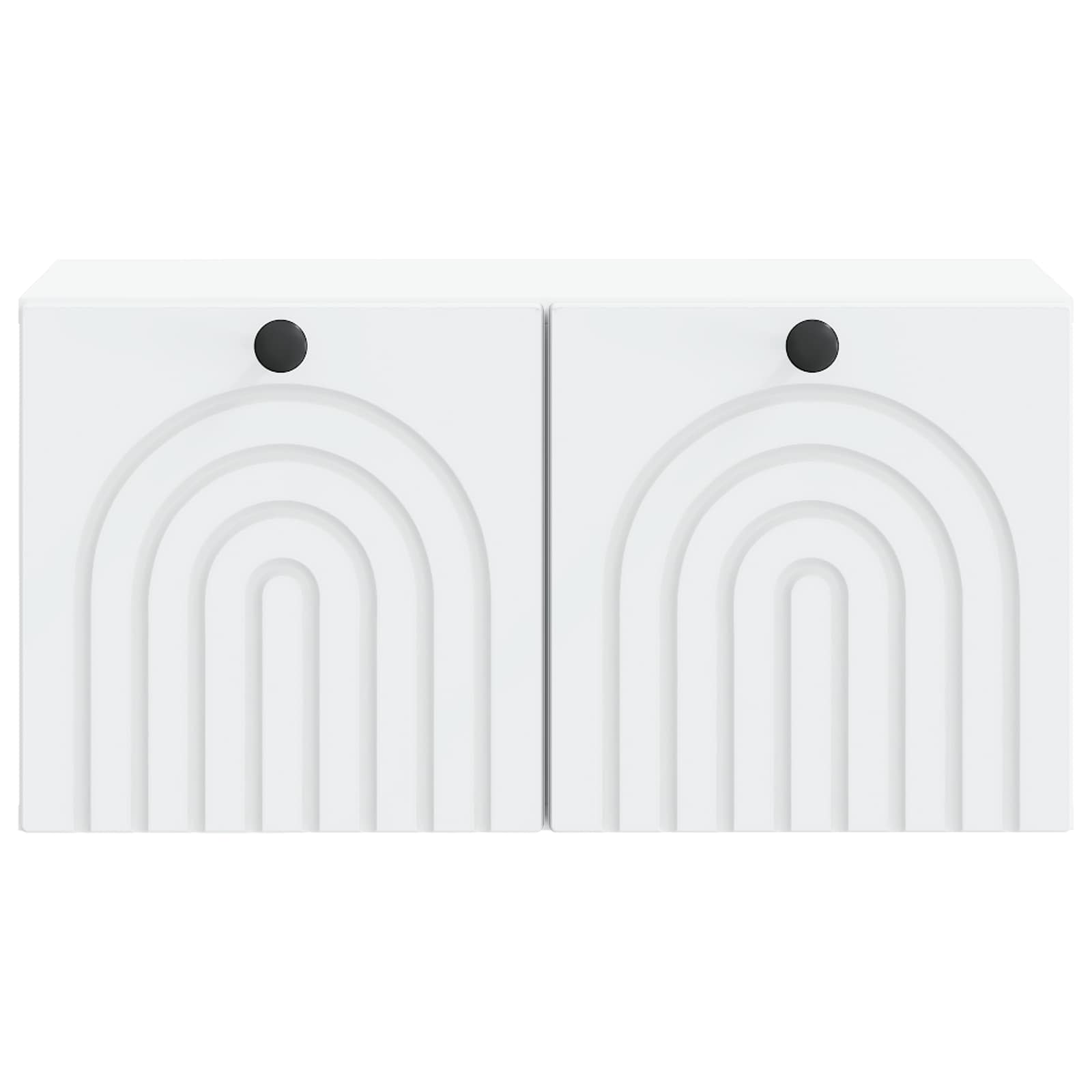 Nástěnná Tv Skříň Bílá 59,5 X 31 X 30 Cm Kompozitní Dřevo