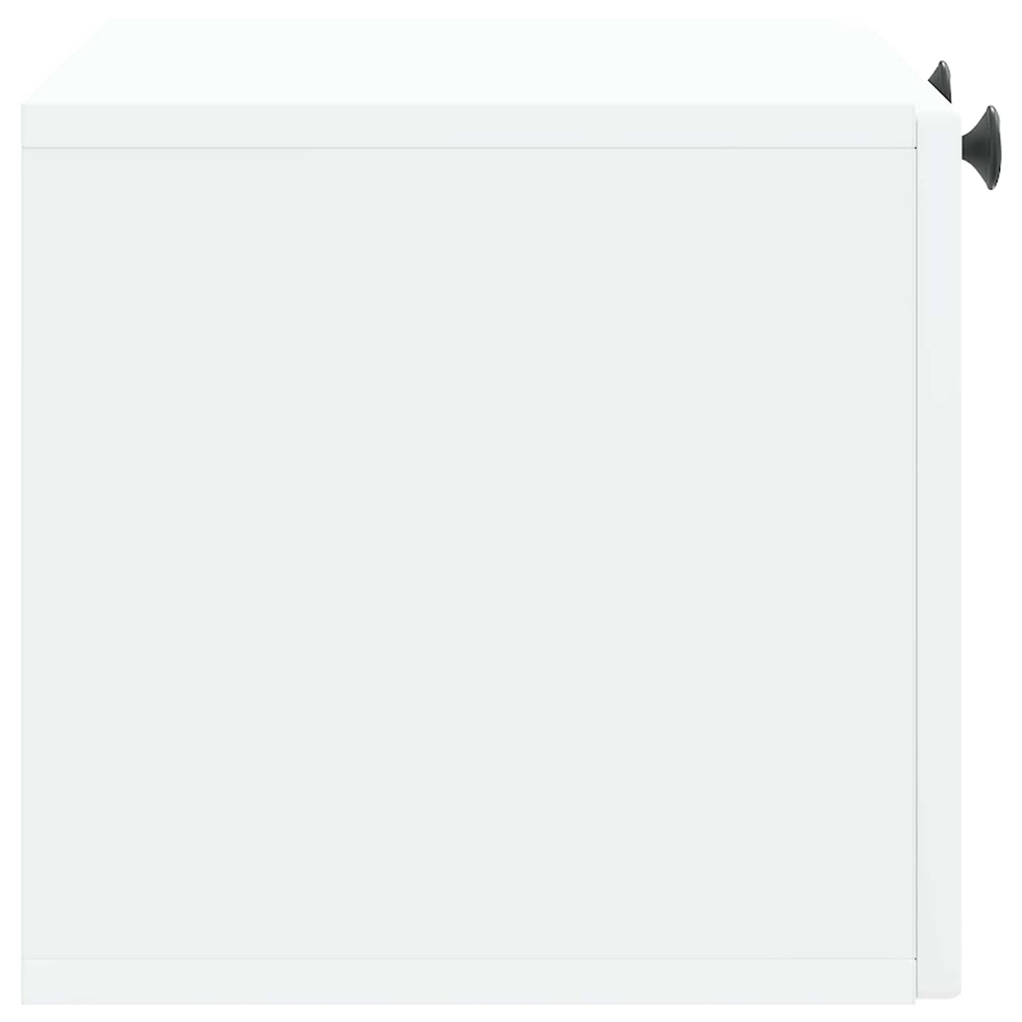 Nástěnná Tv Skříň Bílá 59,5 X 31 X 30 Cm Kompozitní Dřevo