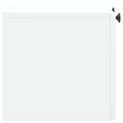 Nástěnná Tv Skříň Bílá 59,5 X 31 X 30 Cm Kompozitní Dřevo