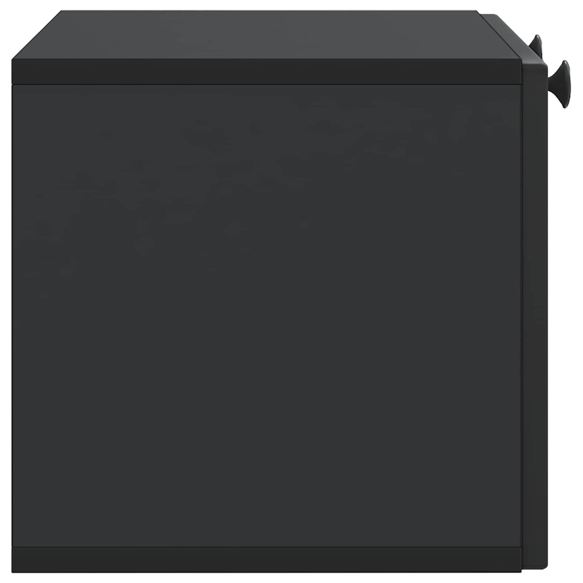 Nástěnná Tv Skříň Černá 59,5 X 31 X 30 Cm Kompozitní Dřevo