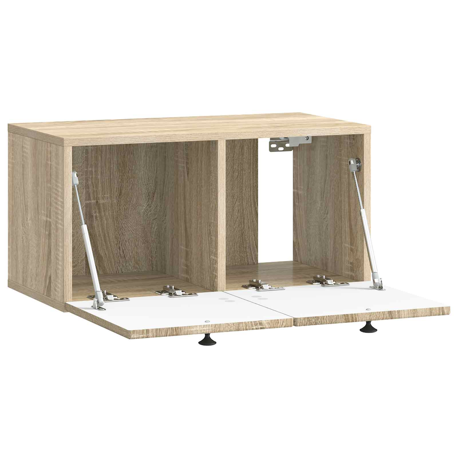 Nástěnná Tv Skříň Dub Sonoma 59,5 X 31 X 30 Cm Kompozitní Dřevo
