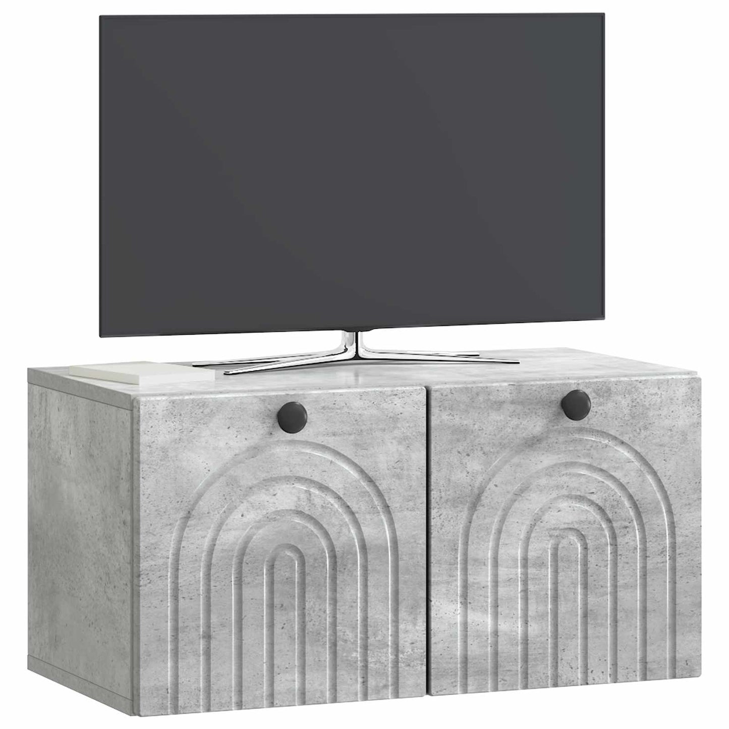 Nástěnná Tv Skříň Nástěnný Betonově Šedá 59,5 X 31 X 30 Cm