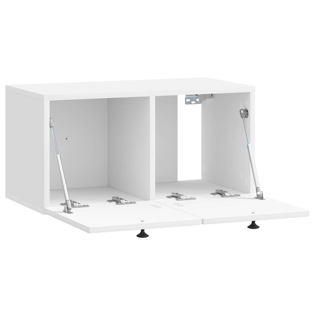 Nástěnná Tv Skříň Bílá S Vysokým Leskem 59,5 X 31 X 30 Cm