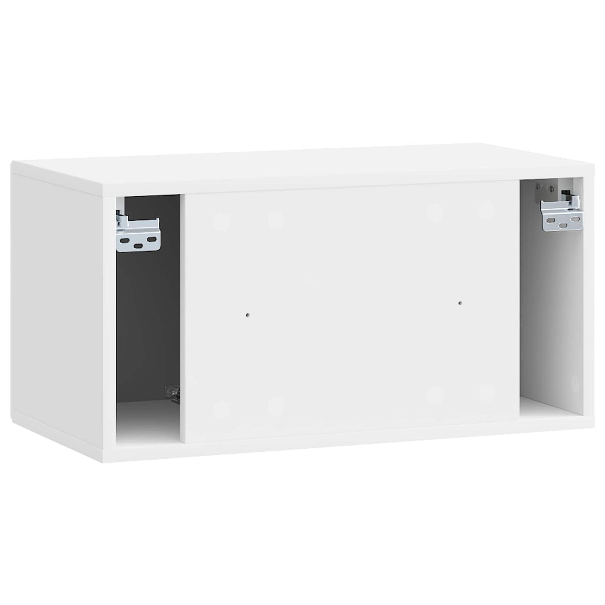 Nástěnná Tv Skříň Bílá S Vysokým Leskem 59,5 X 31 X 30 Cm