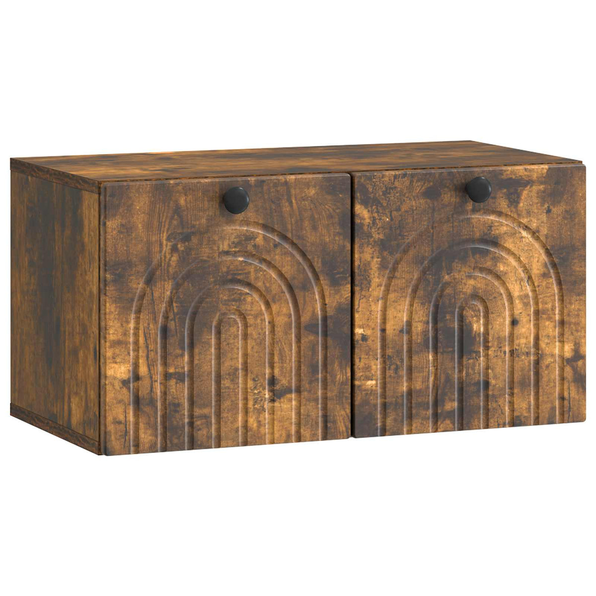 Nástěnná Tv Skříň Nástěnný Kouřový Dub 59,5 X 31 X 30 Cm