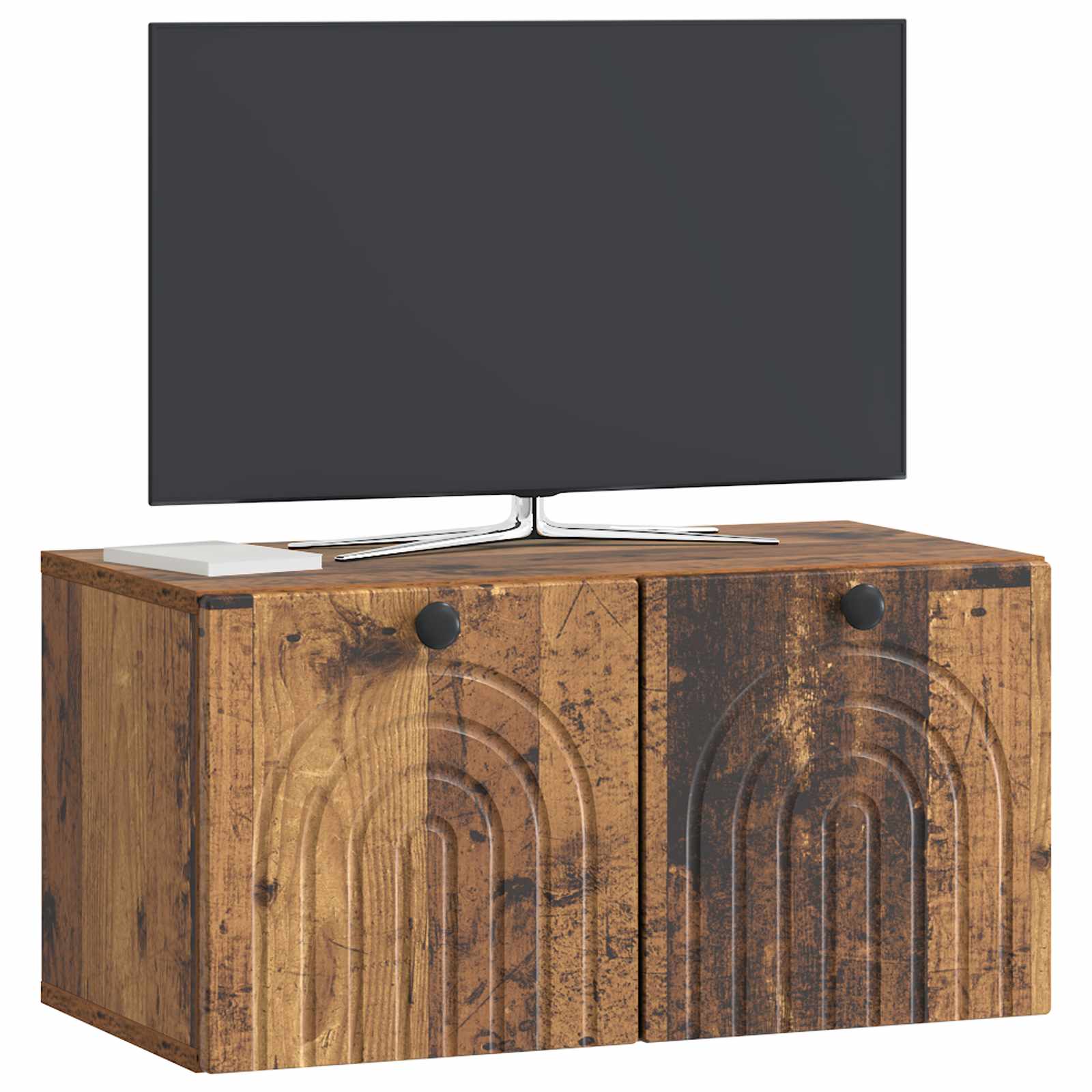 Nástěnná Tv Skříň Nástěnný Staré Dřevo 59,5 X 31 X 30 Cm