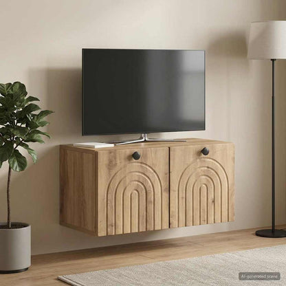 Nástěnná Tv Skříň 59,5 X 31 X 30 Cm Dub Artisan