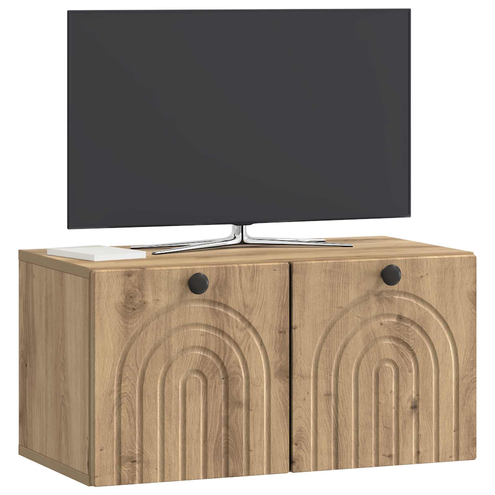 Nástěnná Tv Skříň 59,5 X 31 X 30 Cm Dub Artisan