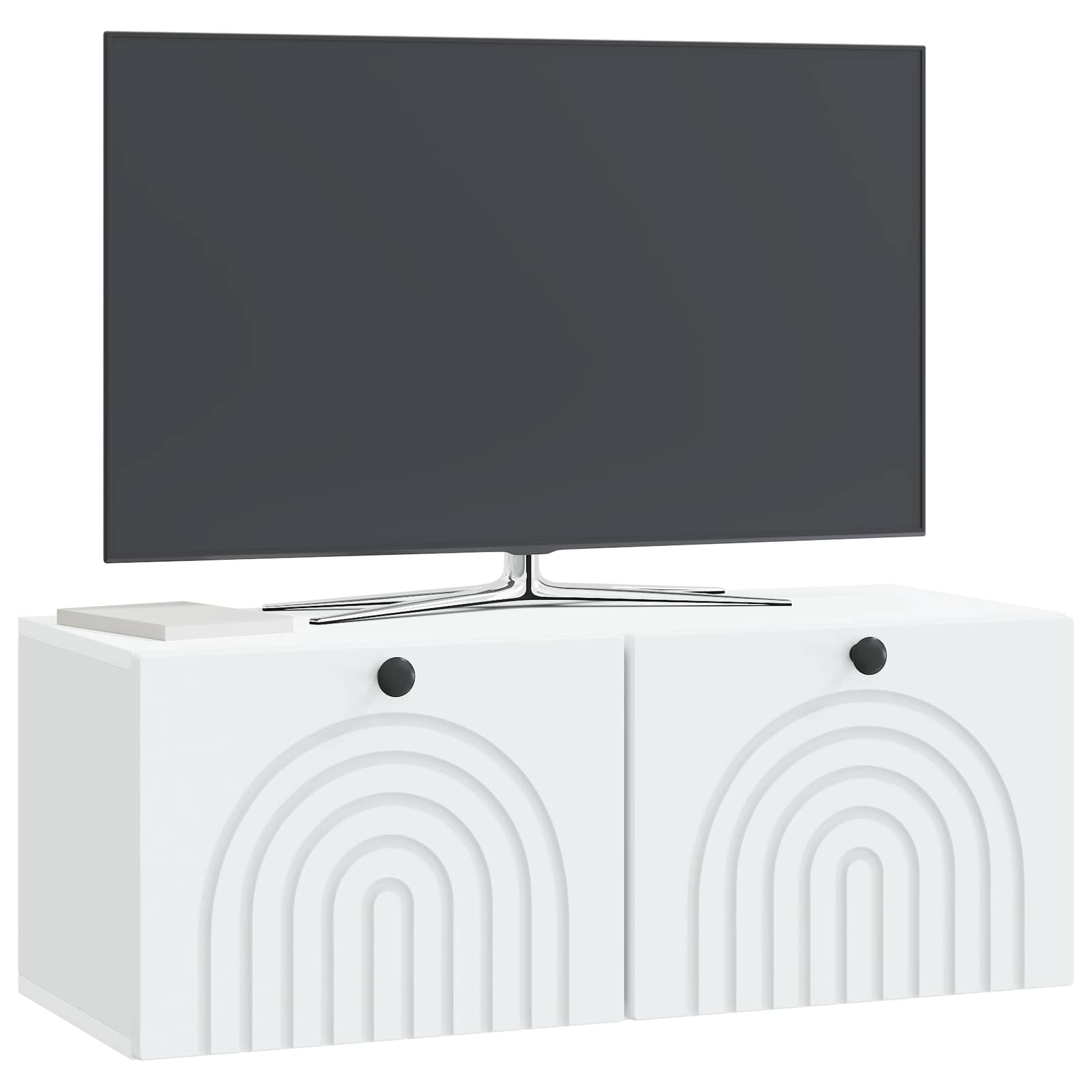 Nástěnná Tv Skříň Bílá 78,5 X 31 X 30 Cm Kompozitní Dřevo