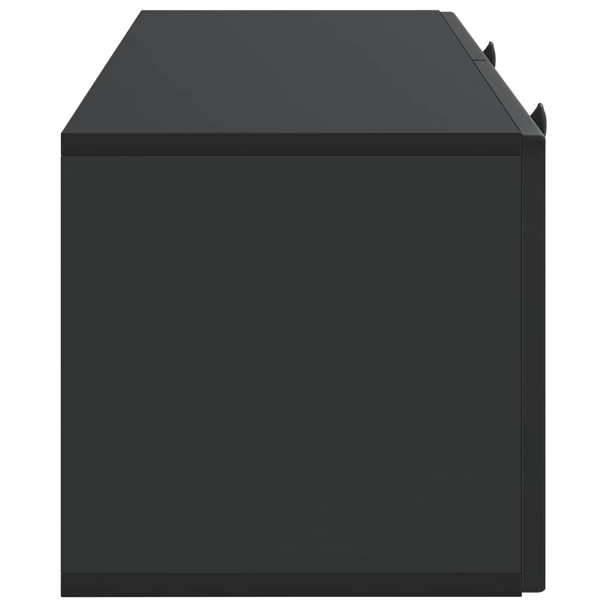 Nástěnná Tv Skříň Černá 78,5 X 31 X 30 Cm Kompozitní Dřevo