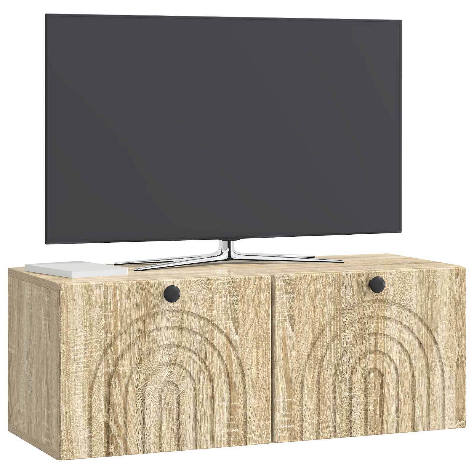 Nástěnná Tv Skříň Dub Sonoma 78,5 X 31 X 30 Cm Kompozitní Dřevo
