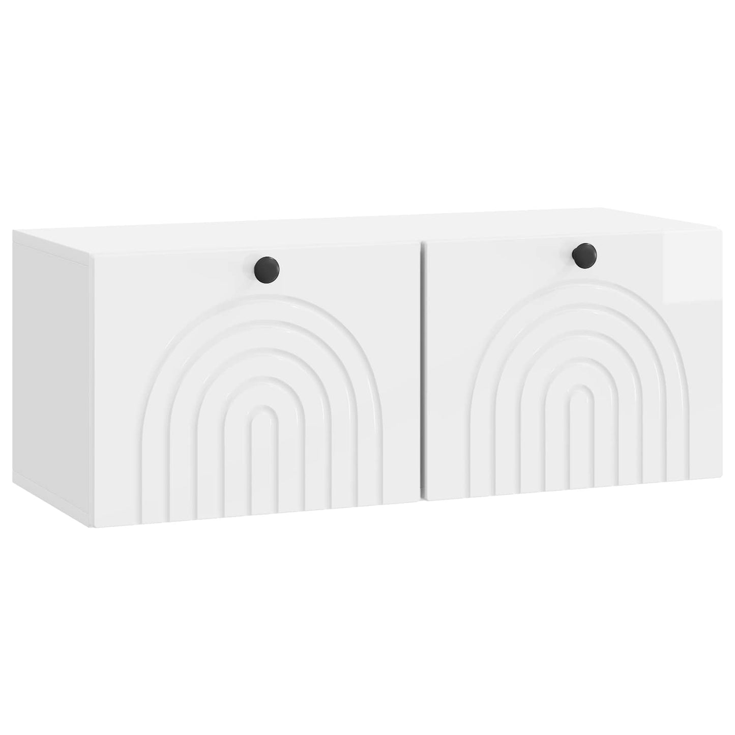 Nástěnná Tv Skříň Bílá S Vysokým Leskem 78,5 X 31 X 30 Cm
