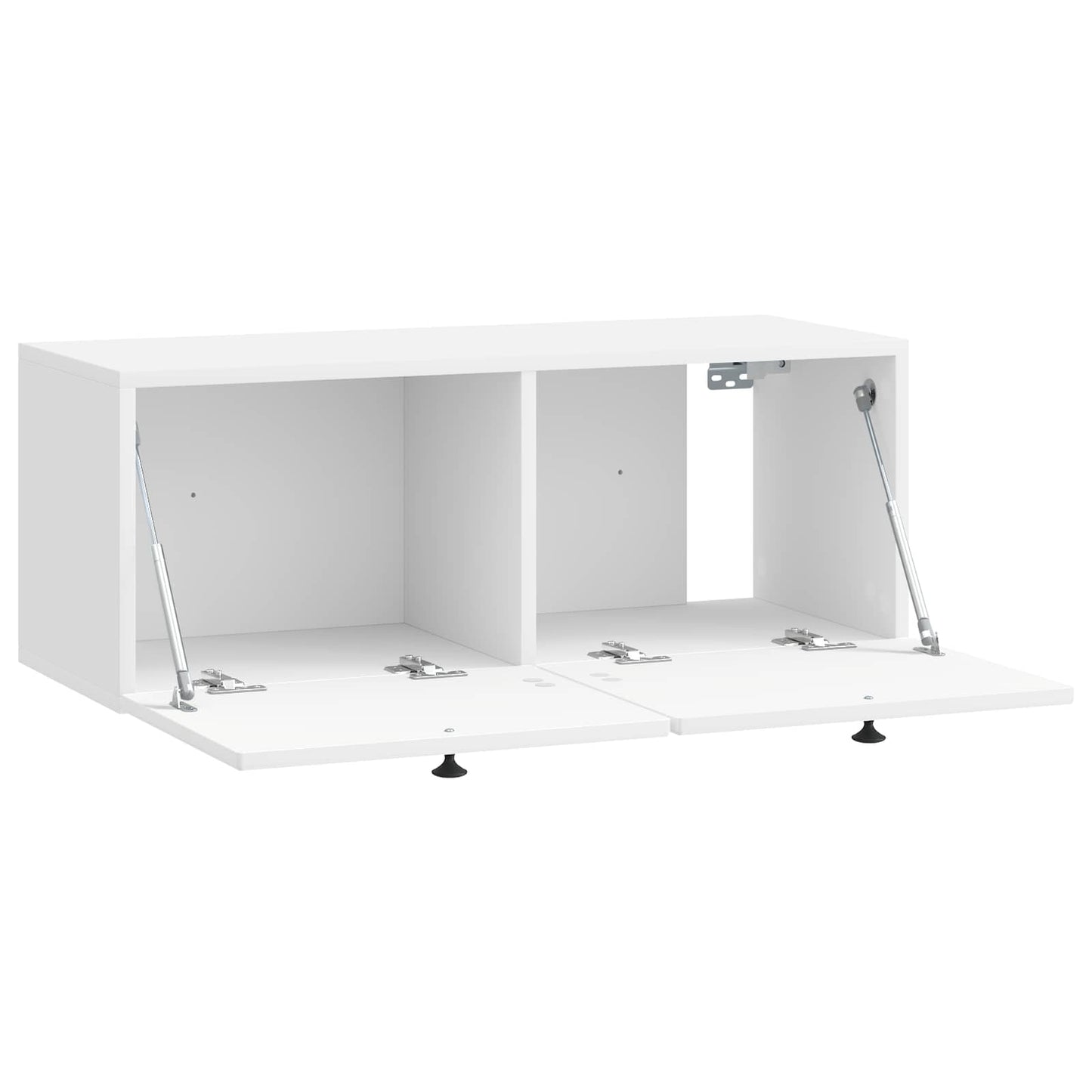 Nástěnná Tv Skříň Bílá S Vysokým Leskem 78,5 X 31 X 30 Cm