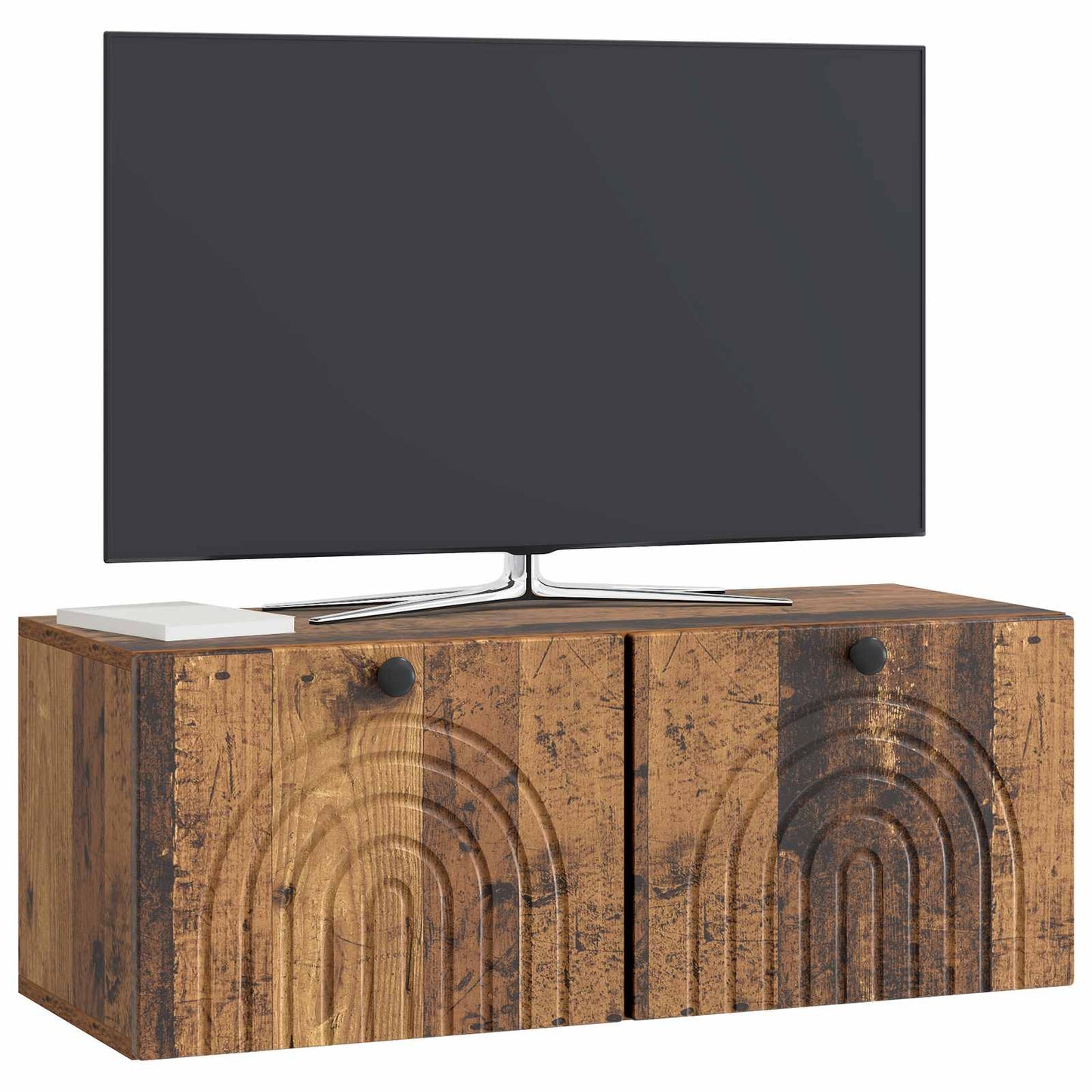 Nástěnná Tv Skříň Nástěnný Staré Dřevo 78,5 X 31 X 30 Cm