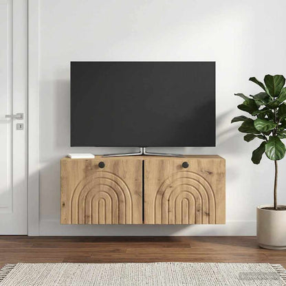 Nástěnná Tv Skříň 78,5 X 31 X 30 Cm Dub Artisan