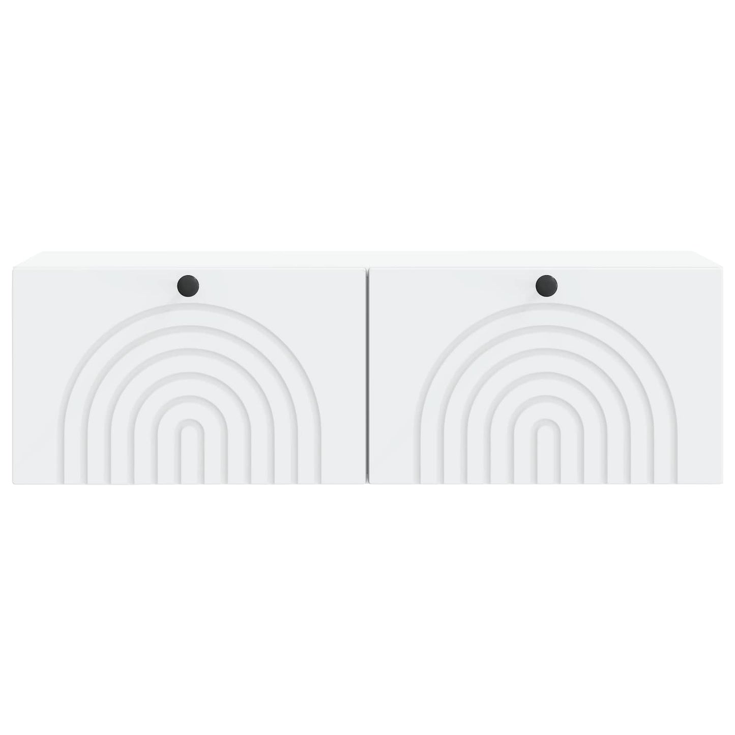 Nástěnná Tv Skříň Bílá 98 X 31 X 30 Cm Kompozitní Dřevo