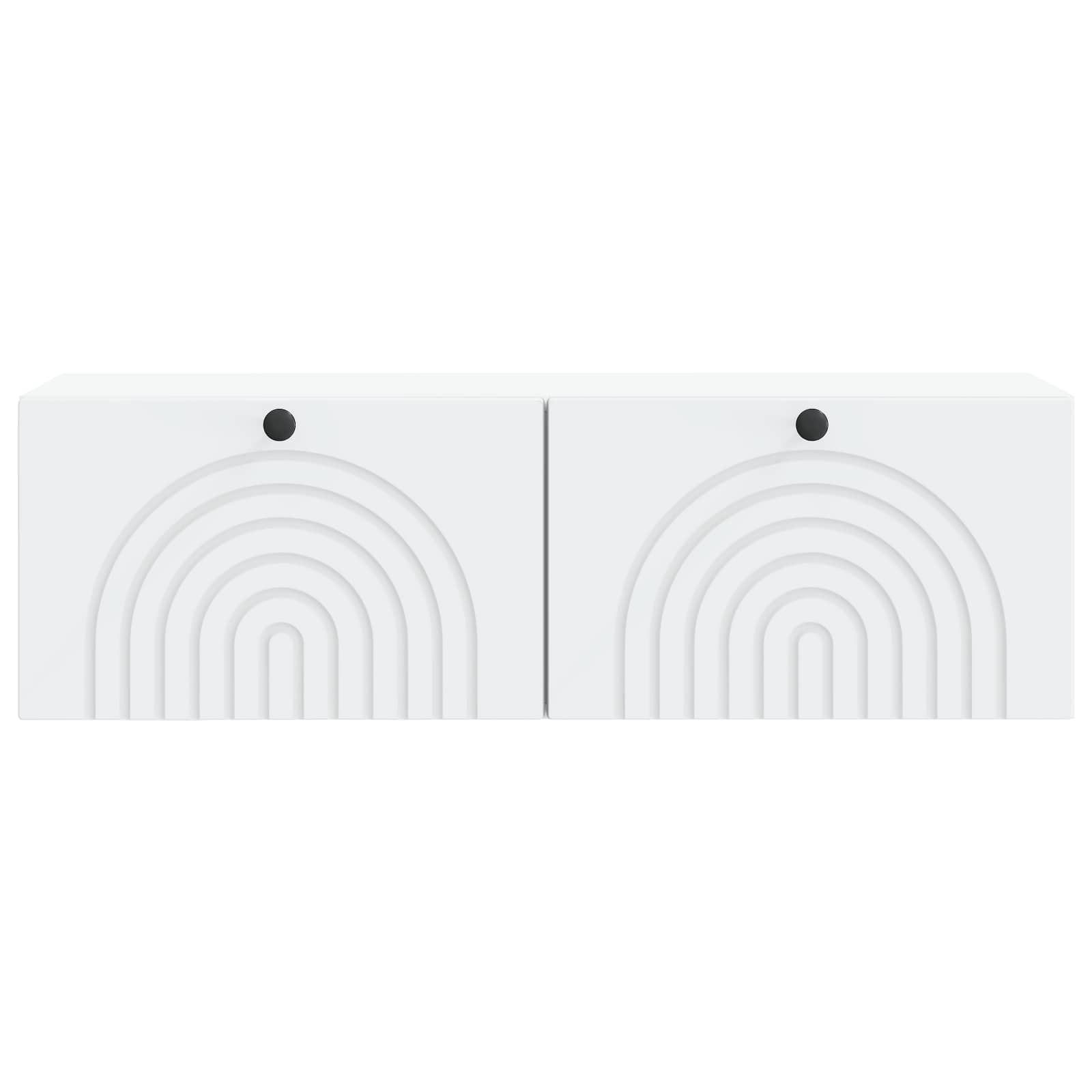 Nástěnná Tv Skříň Bílá 98 X 31 X 30 Cm Kompozitní Dřevo