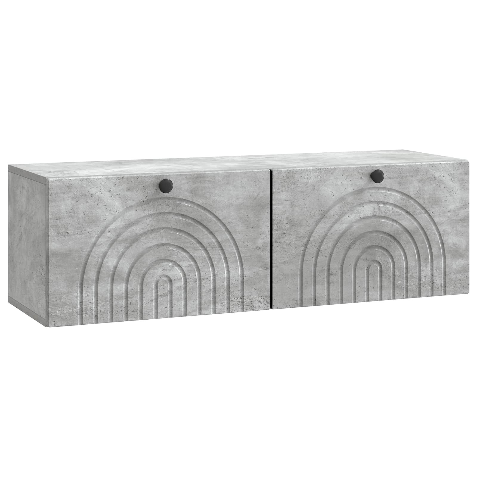Nástěnná Tv Skříň Nástěnný Betonově Šedá 98 X 31 X 30 Cm