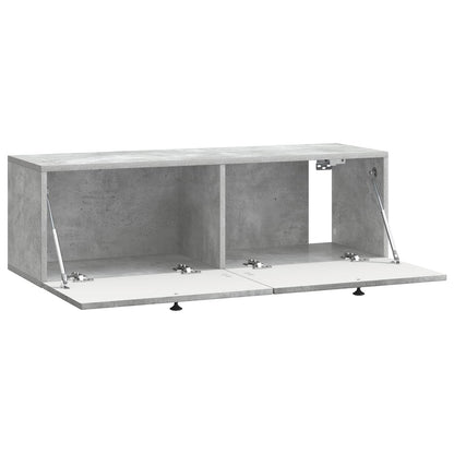 Nástěnná Tv Skříň Nástěnný Betonově Šedá 98 X 31 X 30 Cm