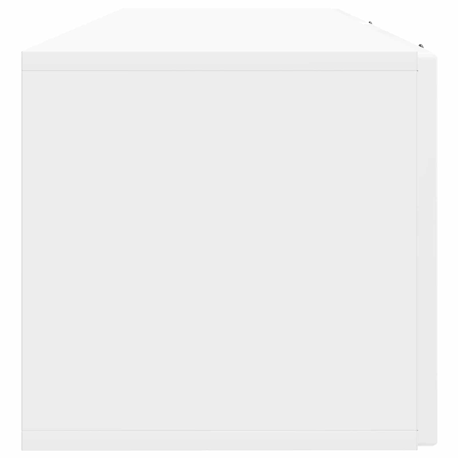 Nástěnná Tv Skříň Bílá S Vysokým Leskem 98 X 31 X 30 Cm