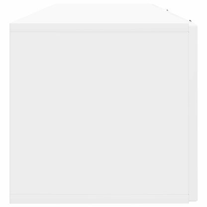 Nástěnná Tv Skříň Bílá S Vysokým Leskem 98 X 31 X 30 Cm