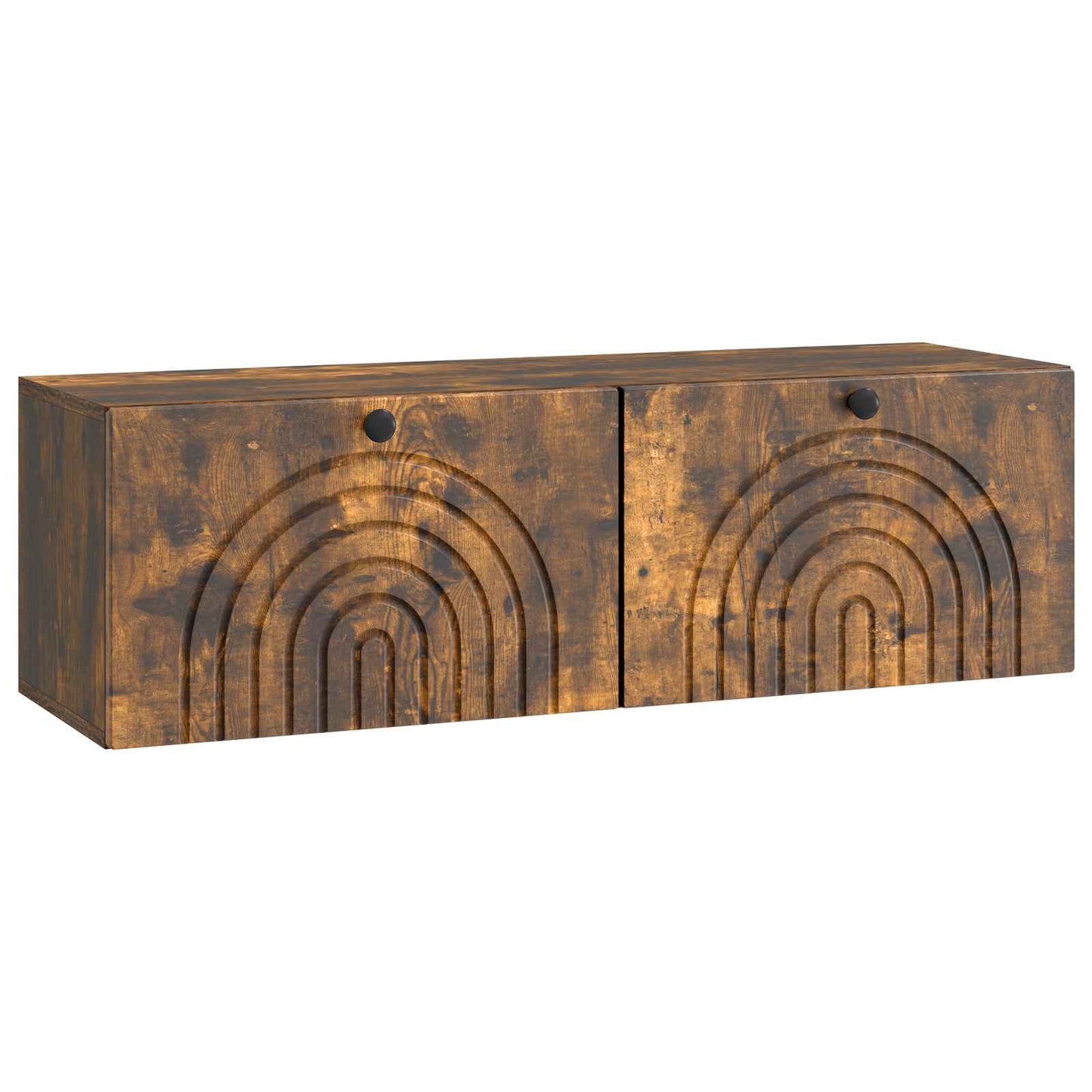 Nástěnná Tv Skříň Kouřový Dub 98 X 31 X 30 Cm Kompozitní Dřevo