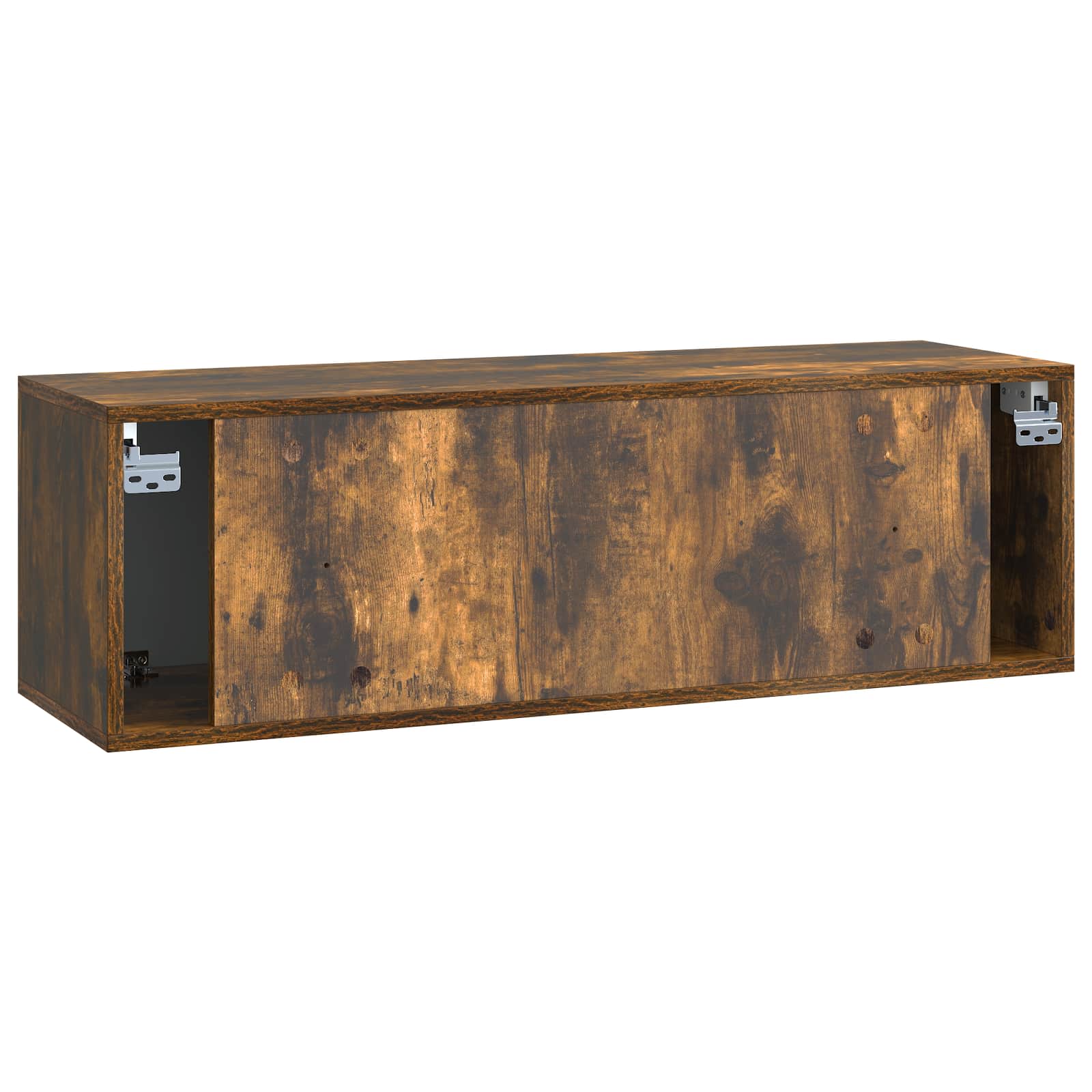 Nástěnná Tv Skříň Kouřový Dub 98 X 31 X 30 Cm Kompozitní Dřevo