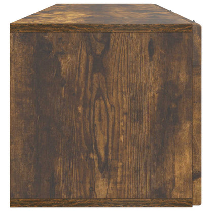 Nástěnná Tv Skříň Kouřový Dub 98 X 31 X 30 Cm Kompozitní Dřevo