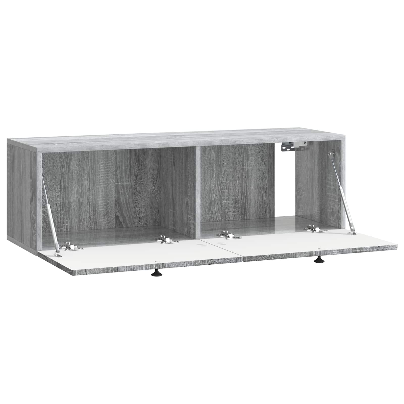 Nástěnná Tv Skříň Šedá Sonoma 98 X 31 X 30 Cm Kompozitní Dřevo