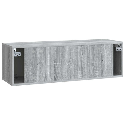 Nástěnná Tv Skříň Šedá Sonoma 98 X 31 X 30 Cm Kompozitní Dřevo
