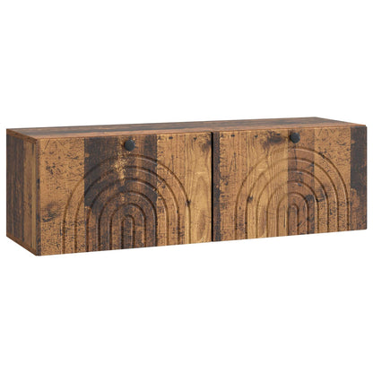 Nástěnná Tv Skříň Staré Dřevo 98 X 31 X 30 Cm Kompozitní Dřevo