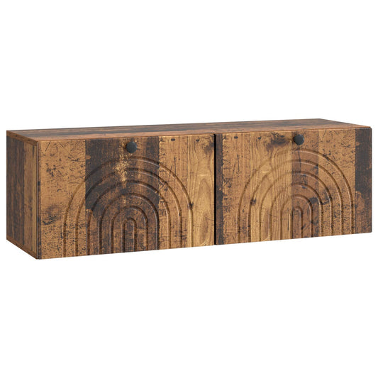 Nástěnná Tv Skříň Staré Dřevo 98 X 31 X 30 Cm Kompozitní Dřevo