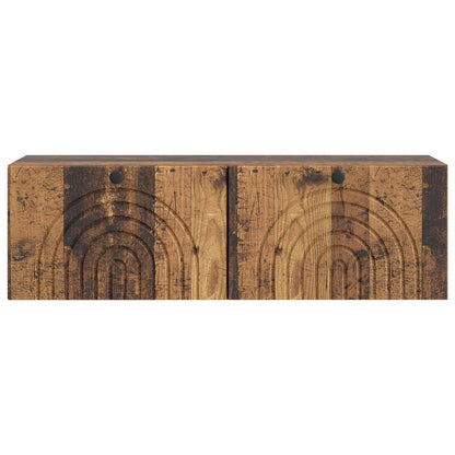 Nástěnná Tv Skříň Staré Dřevo 98 X 31 X 30 Cm Kompozitní Dřevo
