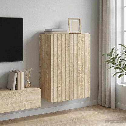 Nástěnná Skříň Dub Sonoma 66 X 34,5 X 92 Cm Kompozitní Dřevo
