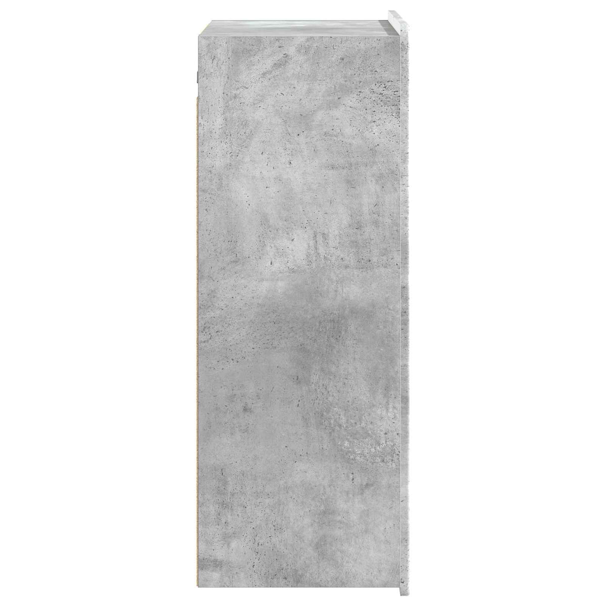 Nástěnná Skříň Betonově Šedá 66 X 34,5 X 92 Cm Kompozitní Dřevo
