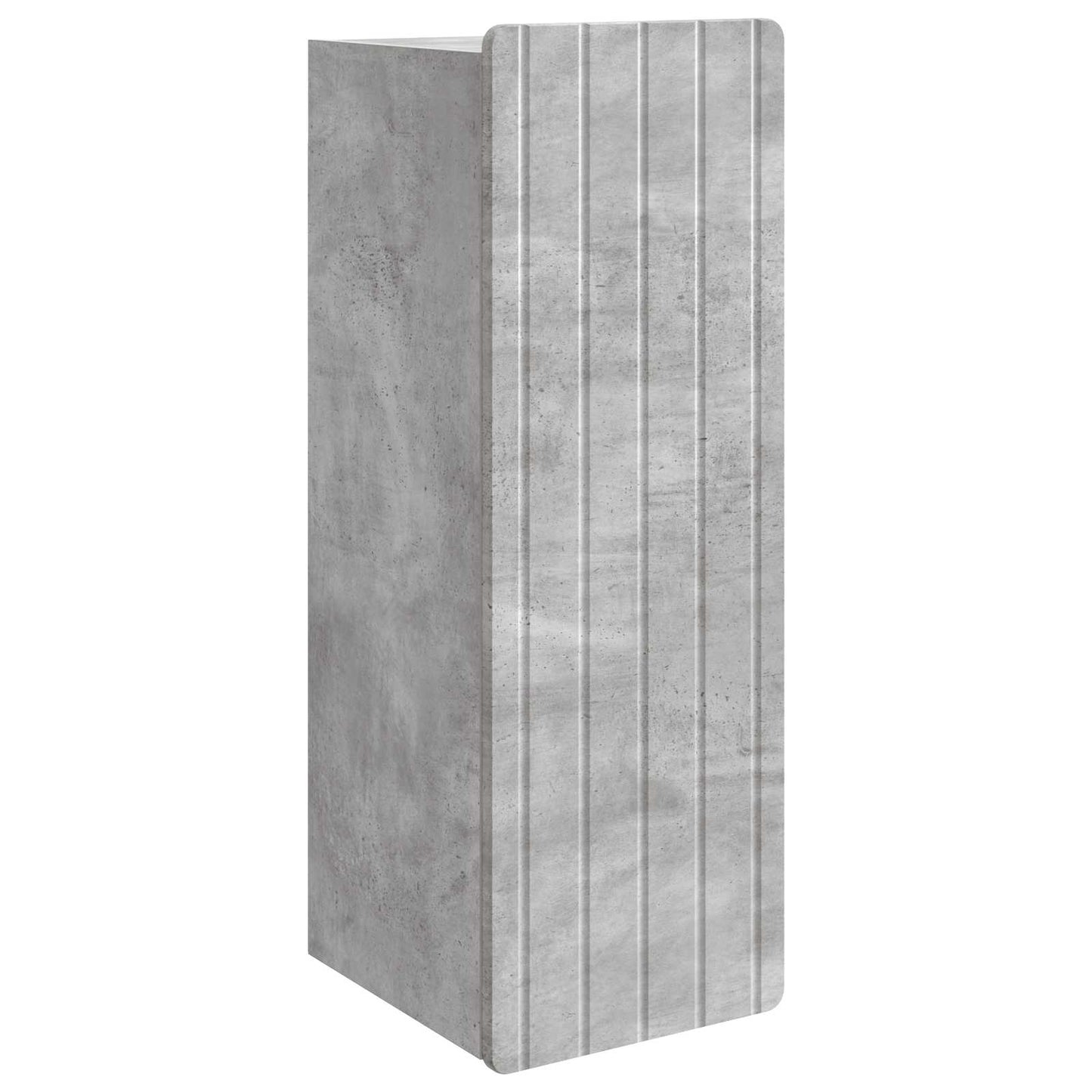Nástěnná Skříň Betonově Šedá 33 X 34,5 X 94 Cm Kompozitní Dřevo