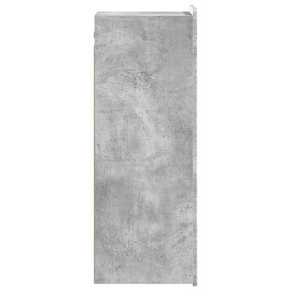 Nástěnná Skříň Betonově Šedá 33 X 34,5 X 94 Cm Kompozitní Dřevo