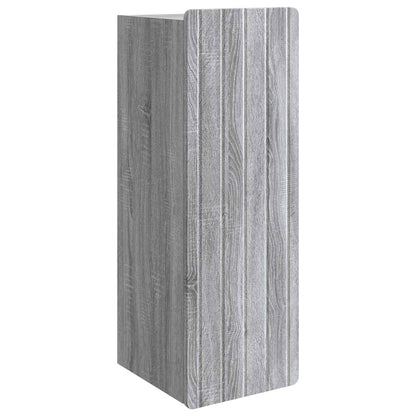 Nástěnná Skříň Šedý Sonoma 33 X 34,5 X 94 Cm Kompozitní Dřevo