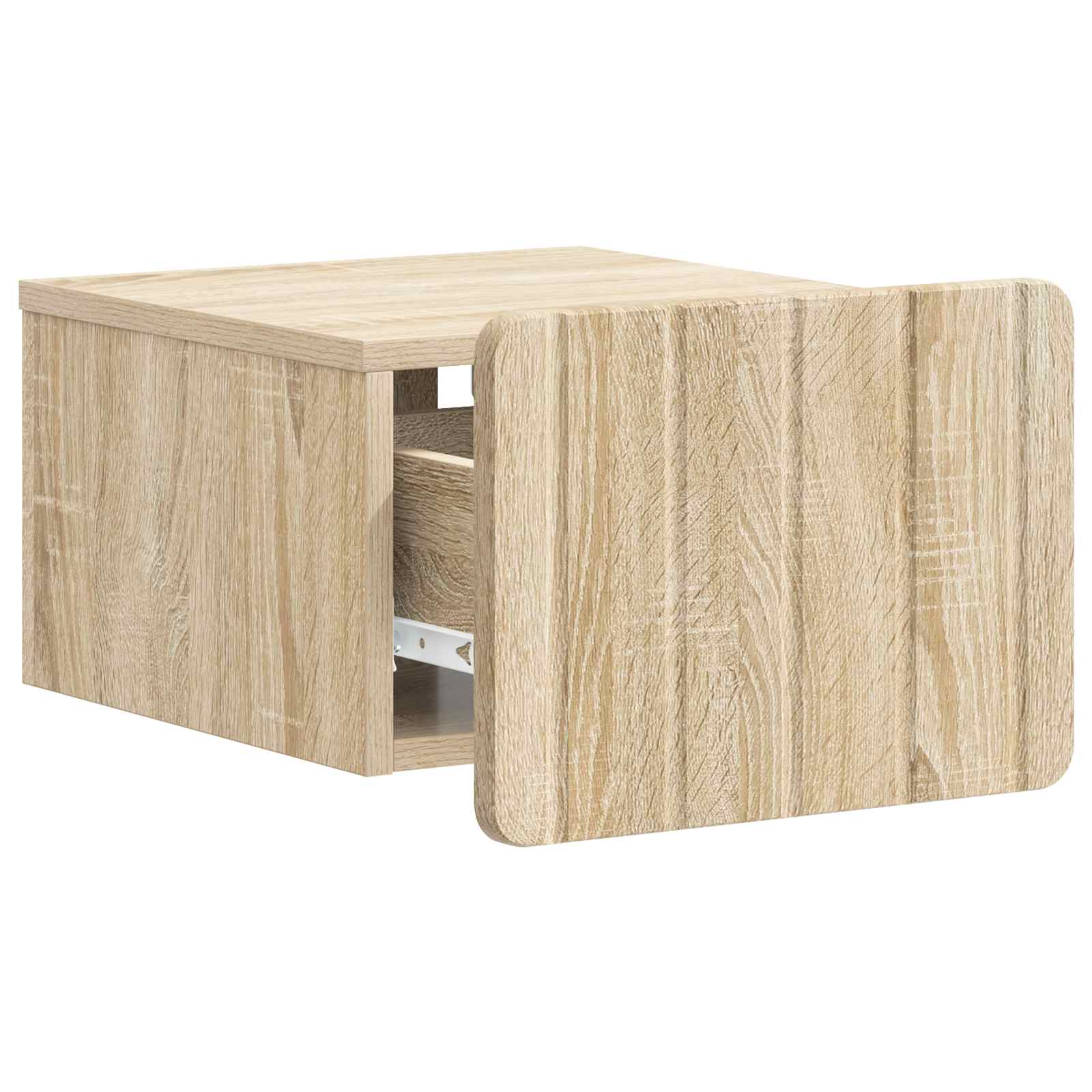 Nástěnný Noční Stolek 2 Pcs Dub Sonoma 33 X 34,5 X 24 Cm