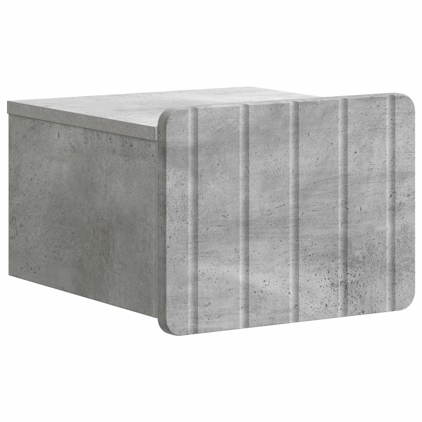 Nástěnný Noční Stolek 2 Pcs Betonově Šedá 33 X 34,5 X 24 Cm