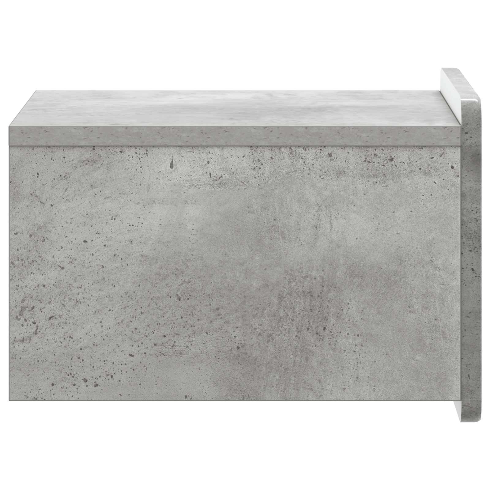 Nástěnný Noční Stolek 2 Pcs Betonově Šedá 33 X 34,5 X 24 Cm