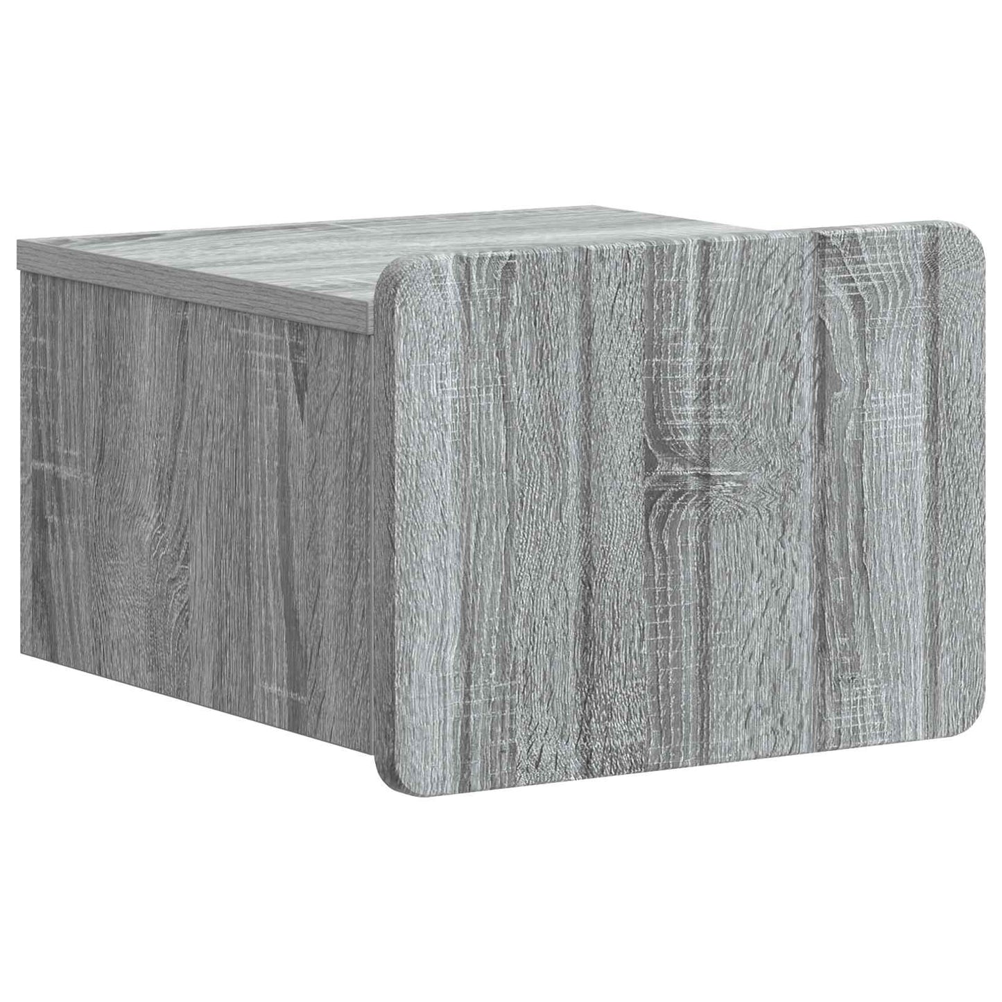 Nástěnný Noční Stolek 2 Pcs Šedá Sonoma 33 X 34,5 X 24 Cm