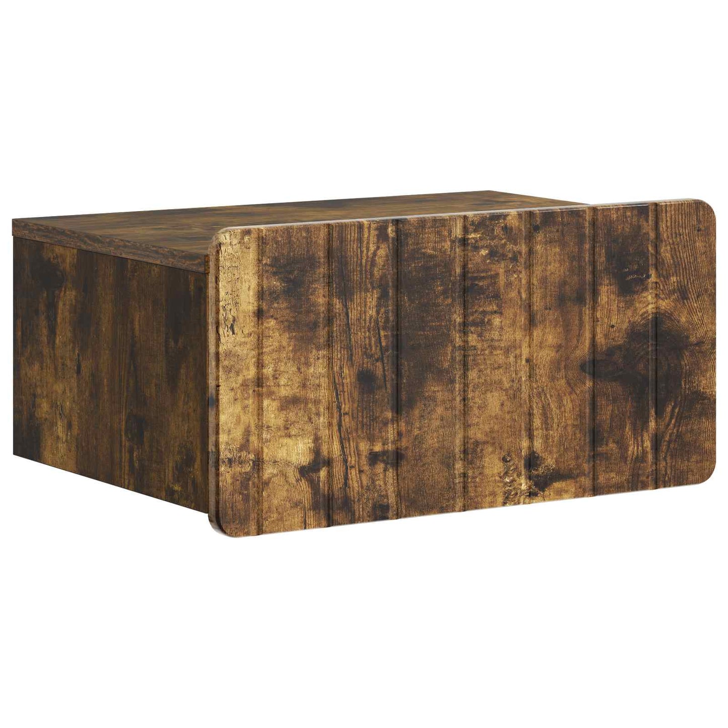 Nástěnný Noční Stolek 2 Pcs Kouřový Dub 49 X 34,5 X 24 Cm