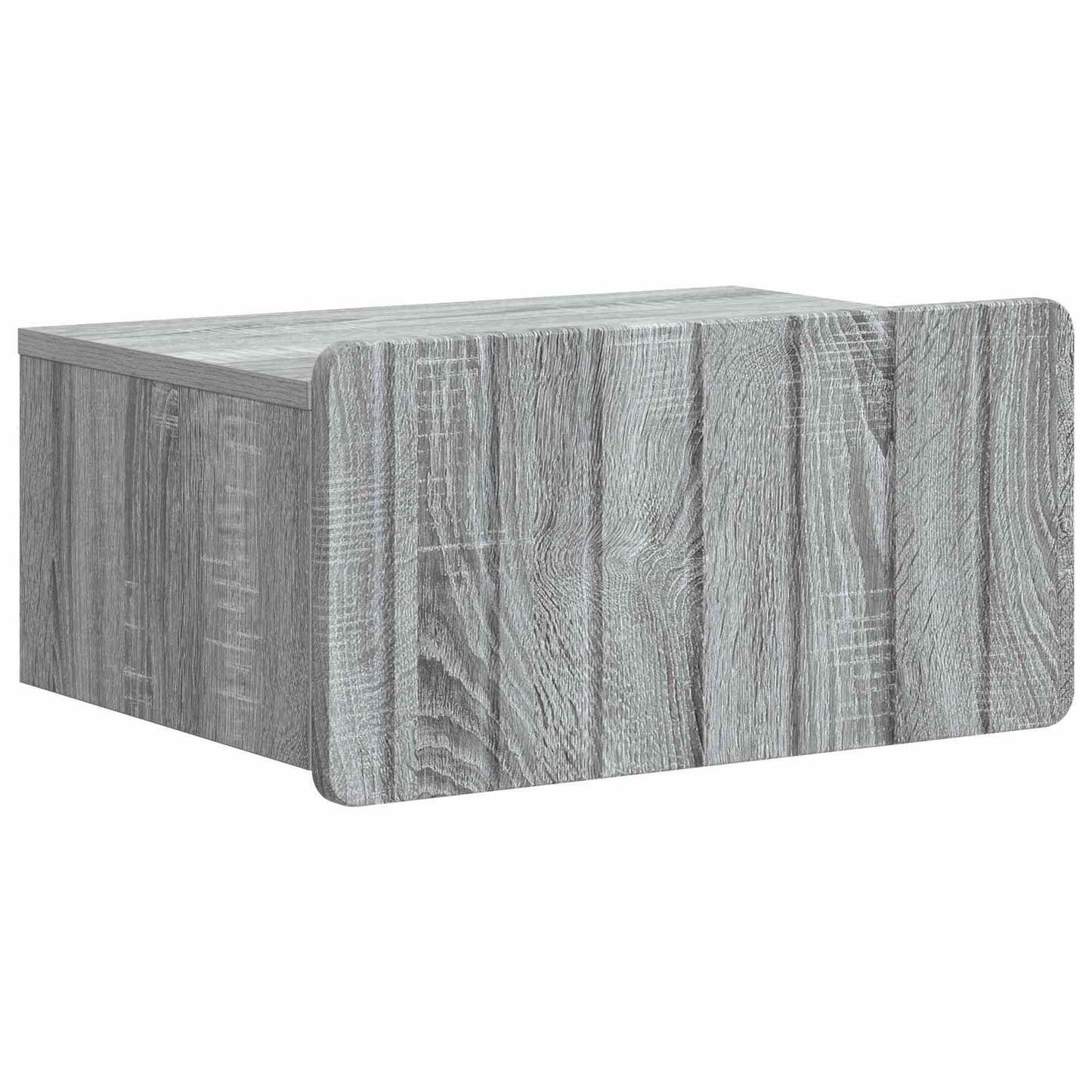 Nástěnný Noční Stolek 2 Pcs Šedá Sonoma 49 X 34,5 X 24 Cm