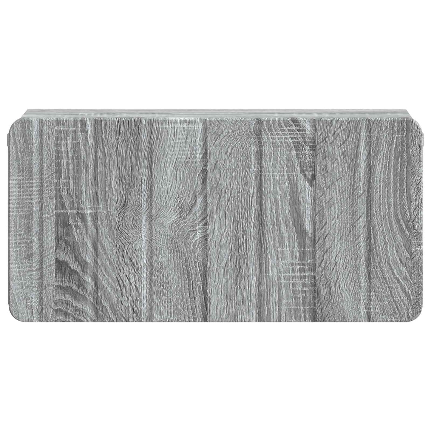 Nástěnný Noční Stolek 2 Pcs Šedá Sonoma 49 X 34,5 X 24 Cm